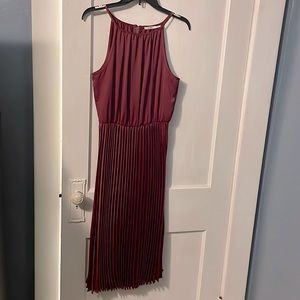 Francesca’s Red Midi Dress